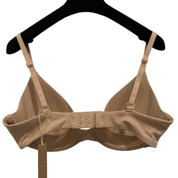 Skims Fits Everybody Plunge Bra Color Clay NWT 36D - Picture 4 of 8